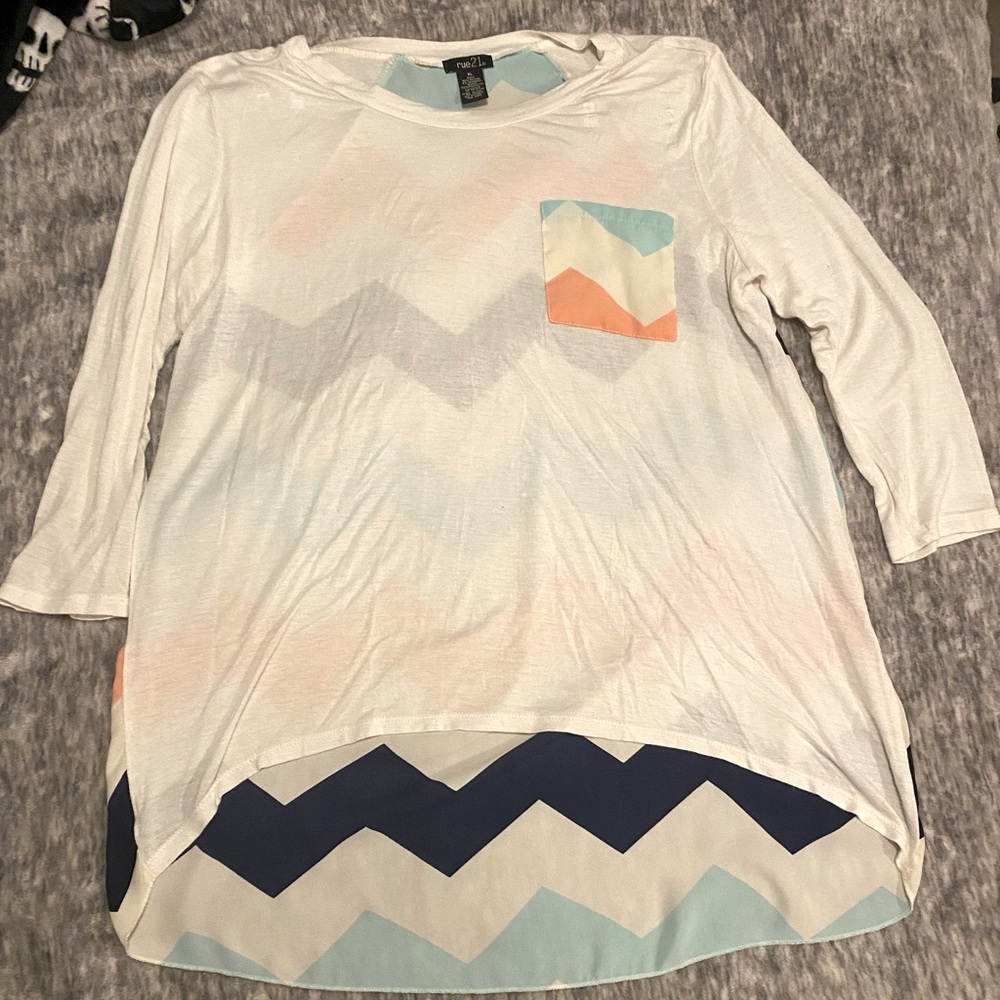 Women’s XL half sleeve/long top